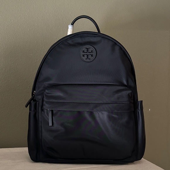 Tory Burch Classic nylon Black Backpack - Picture 1 of 6